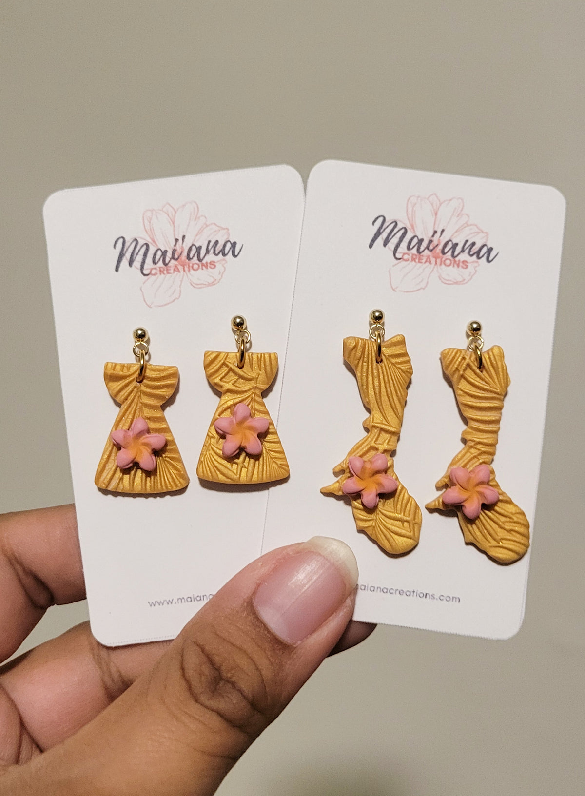 "Golden Chamorrita" Dangle