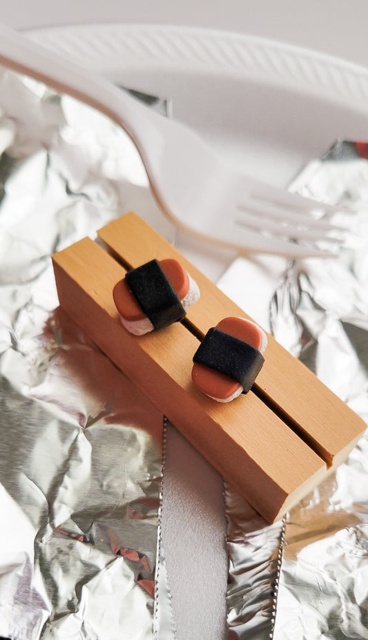 "Spam Musubi" Studs