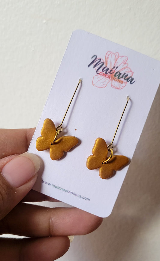 "Butterfly Silhouette" Dangle